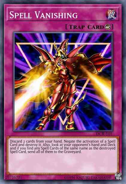 Spell Vanishing - DCR-101 - Super Rare - 1st Edition
