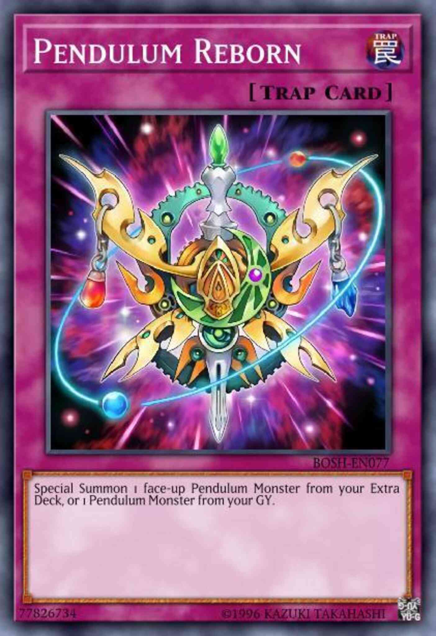 Pendulum Reborn - BOSH-EN077 - Rare - Unlimited