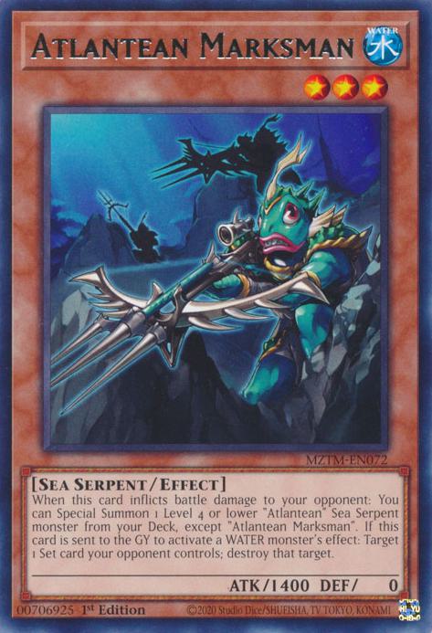 Atlantean Marksman - MZTM-EN072 - Rare - 1st Edition