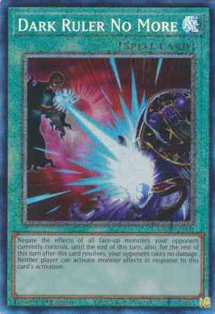 Dark Ruler No More - RA01-EN060 - Prismatic Collector's Rare - 1st Edition
