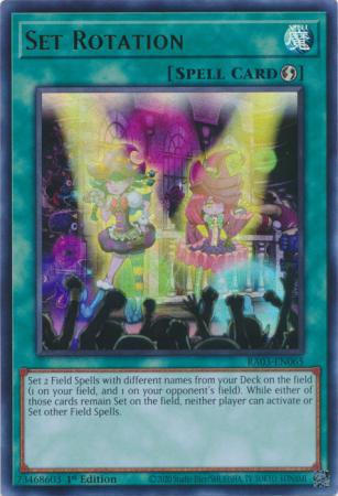 Set Rotation - RA03-EN065 - Ultra Rare - 1st Edition