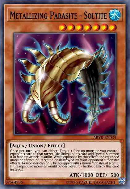 Metallizing Parasite - Soltite - ABYR-EN034 - Common - 1st Edition