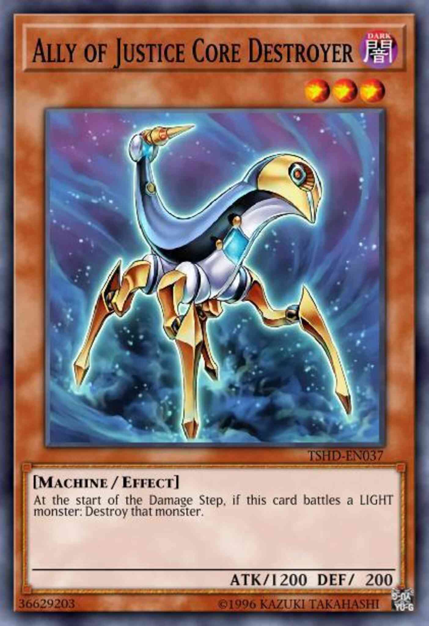 Ally of Justice Core Destroyer - STP2-EN011 - Super Rare - Unlimited