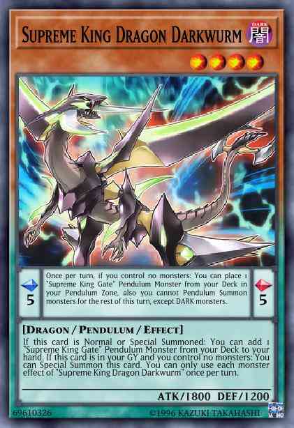 Supreme King Dragon Darkwurm - BLRR-EN063 - Secret Rare - 1st Edition
