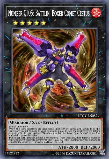 Number C105: Battlin' Boxer Comet Cestus - MP14-EN029 - Ultra Rare - 1st Edition
