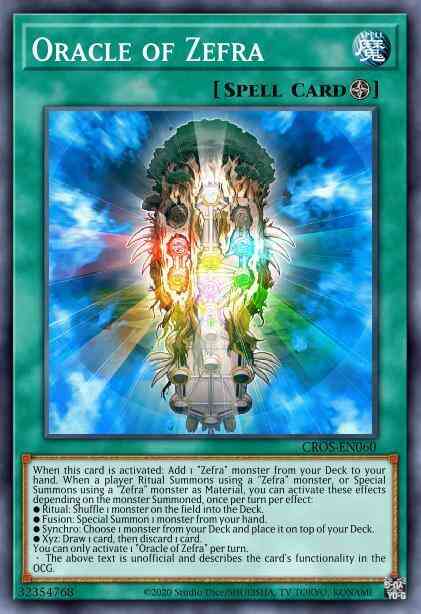 Oracle of Zefra - PEVO-EN050 - Super Rare - 1st Edition