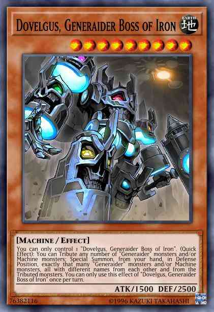 Dovelgus, Generaider Boss of Iron - MYFI-EN029 - Secret Rare - 1st Edition