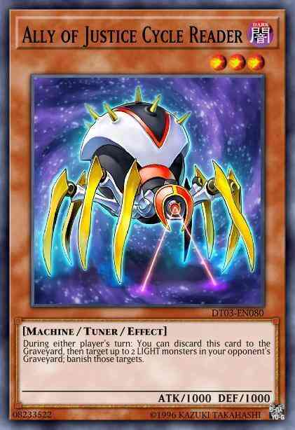 Ally of Justice Cycle Reader - OP03-EN006 - Super Rare - Unlimited