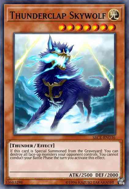 Thunderclap Skywolf - SECE-ENS08 - Super Rare - Limited