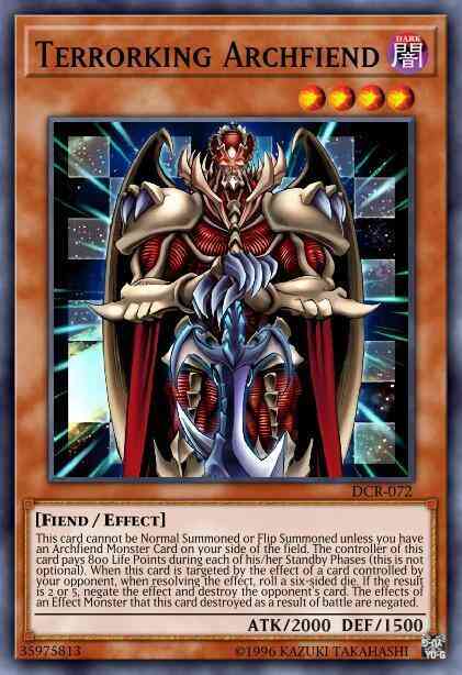 Terrorking Archfiend - DCR-072 - Super Rare - Unlimited