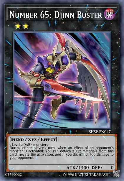 Number 65: Djinn Buster - SHSP-EN047 - Rare - Unlimited