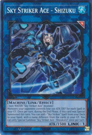 Sky Striker Ace - Shizuku - RA03-EN043 - Prismatic Collector's Rare - 1st Edition