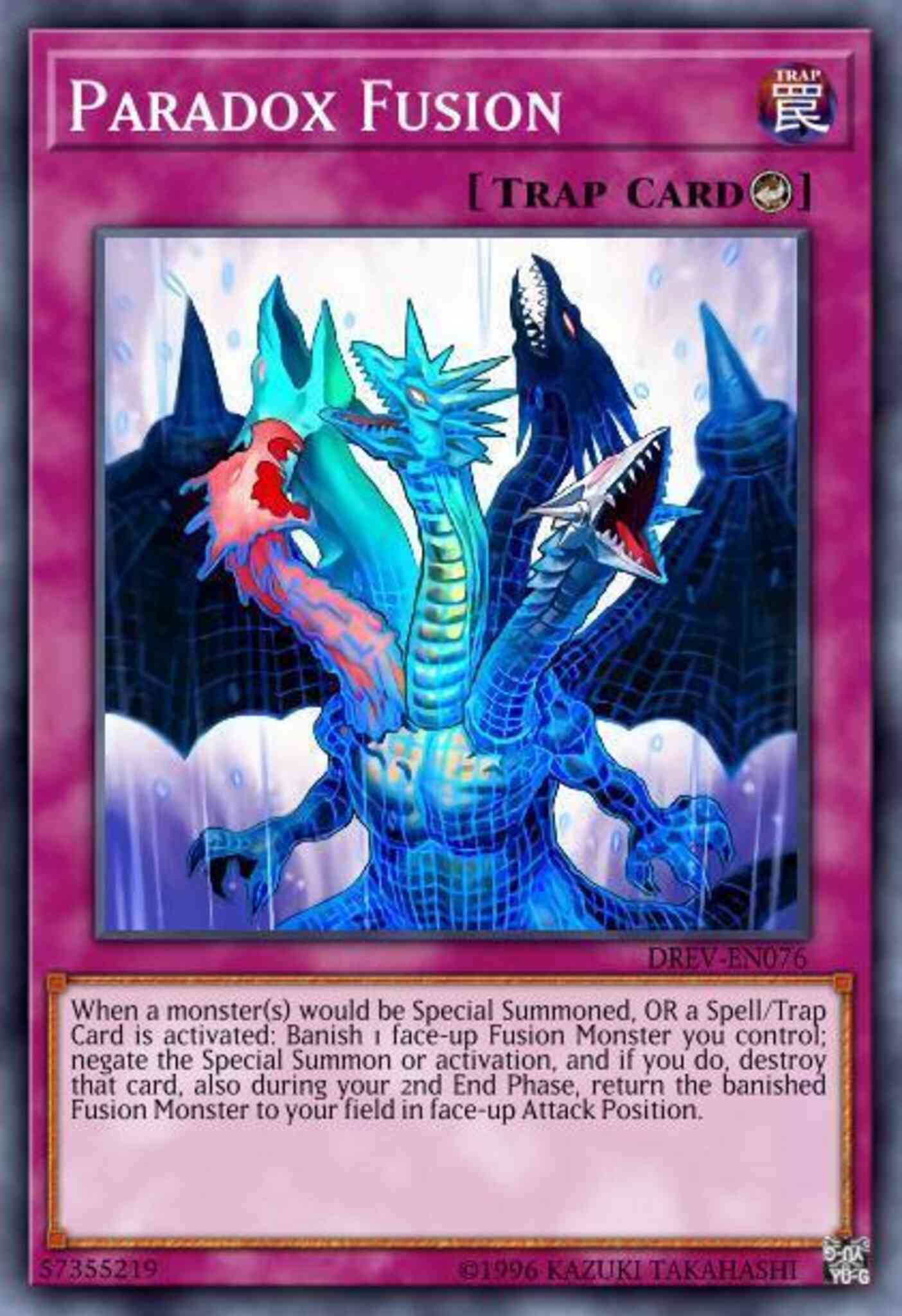 Paradox Fusion - DREV-EN076 - Super Rare - 1st Edition