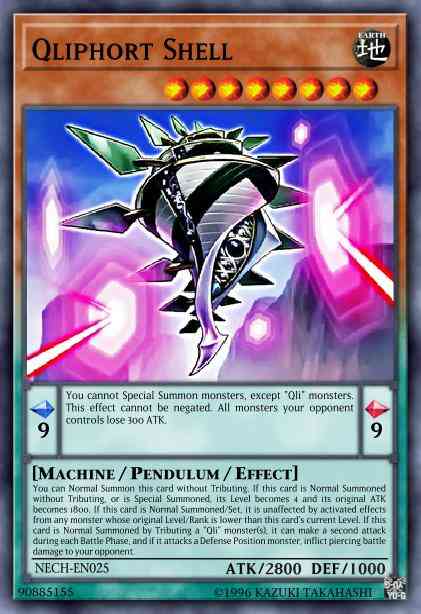 Qliphort Shell - NECH-EN025 - Rare - Unlimited