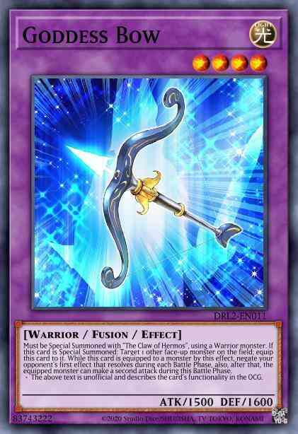 Goddess Bow - DRL2-EN011 - Secret Rare - 1st Edition