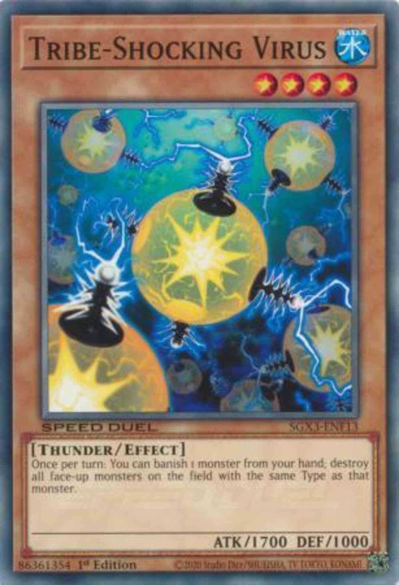 Tribe-Shocking Virus - SGX3-ENF13 - Common - 1st Edition