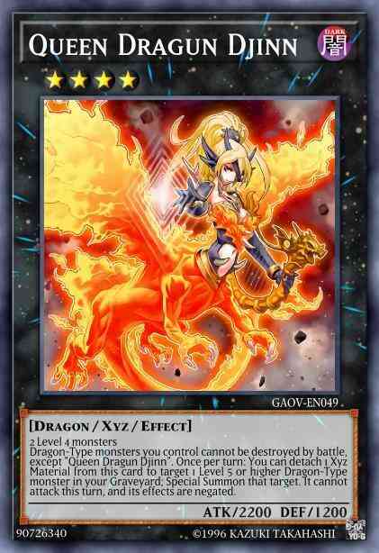 Queen Dragun Djinn - GAOV-EN049 - Super Rare - Unlimited