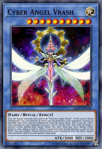 Cyber Angel Vrash - INOV-EN036 - Super Rare - 1st Edition