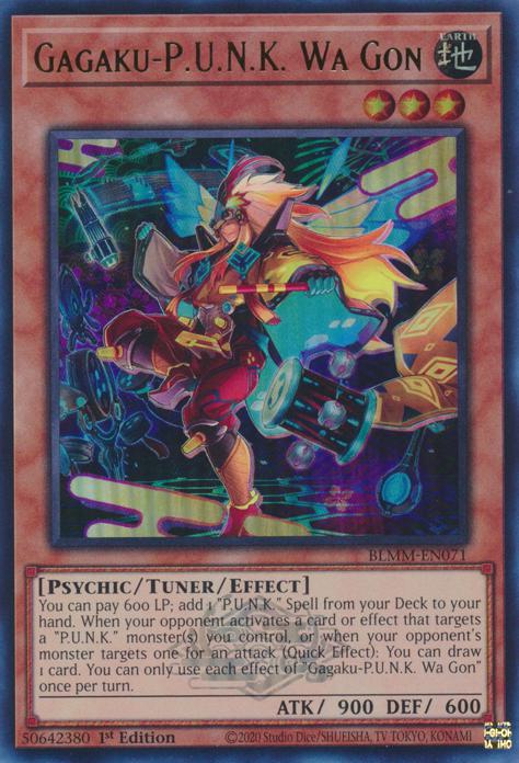 Gagaku-P.U.N.K. Wa Gon - BLMM-EN071 - Ultra Rare - 1st Edition