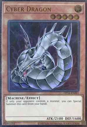 Cyber Dragon - OP16-EN001 - Ultimate Rare - Unlimited