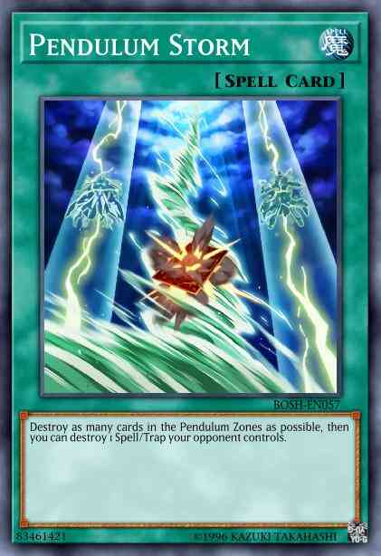 Pendulum Storm - BOSH-EN057 - Super Rare - Unlimited