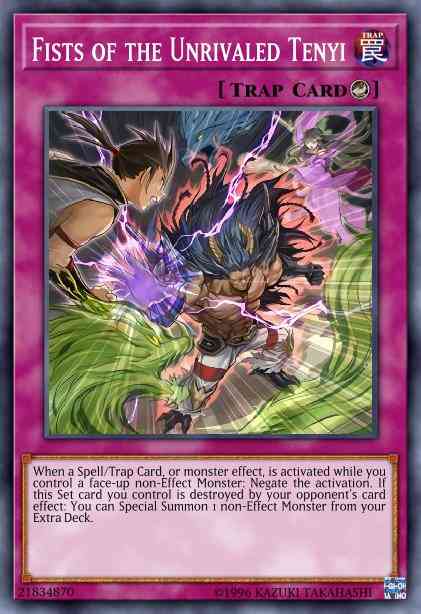 Fists of the Unrivaled Tenyi - RIRA-EN072 - Rare - 1st Edition