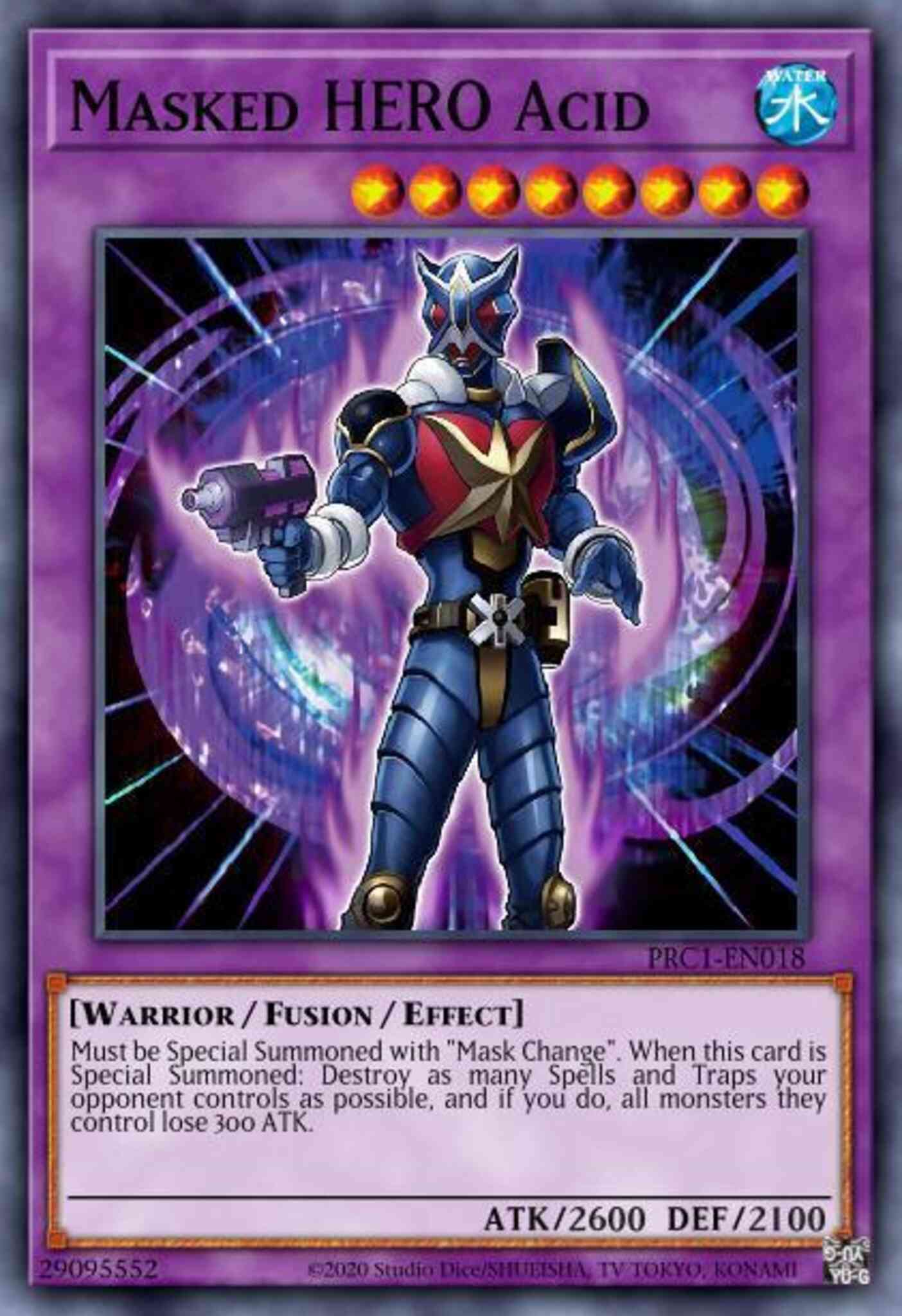 Masked HERO Acid - TOCH-EN045 - Super Rare - 1st Edition