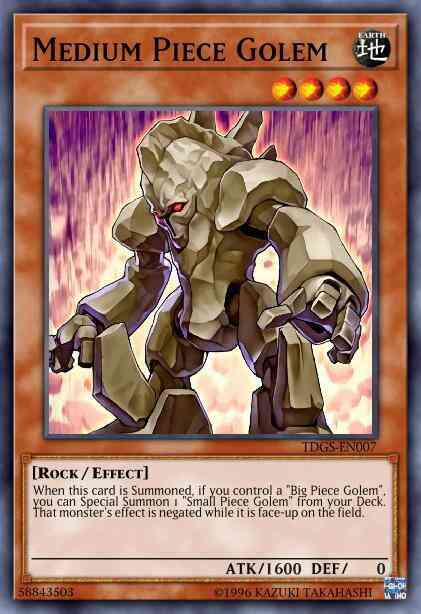 Medium Piece Golem - TDGS-EN007 - Common - Unlimited