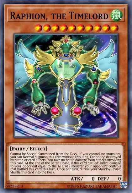 Raphion, the Timelord - BLRR-EN023 - Ultra Rare - 1st Edition