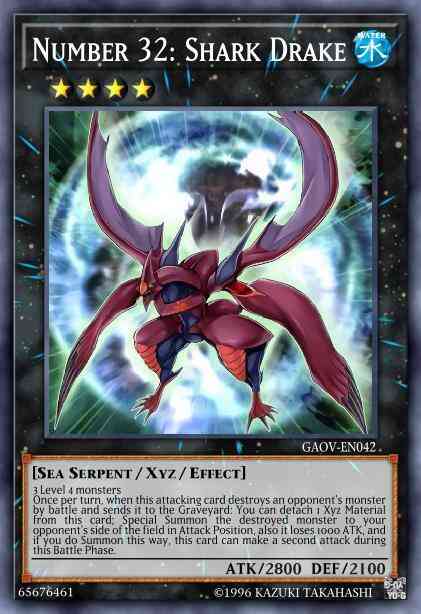 Number 32: Shark Drake - GAOV-EN042 - Ultimate Rare - Unlimited