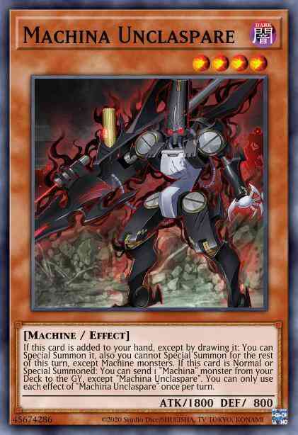 Machina Unclaspare - BLVO-EN027 - Common - 1st Edition