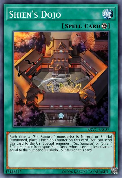 Shien's Dojo - EXVC-EN057 - Super Rare - Unlimited