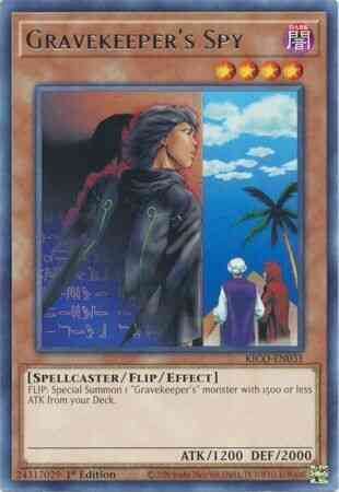 Gravekeeper's Spy - KICO-EN031 - Rare - 1st Edition
