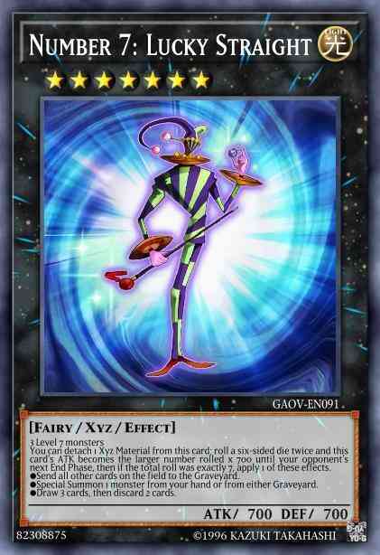 Number 7: Lucky Straight - SP14-EN027 - Common - 1st Edition