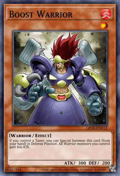 Boost Warrior - DP10-EN012 - Super Rare - Unlimited
