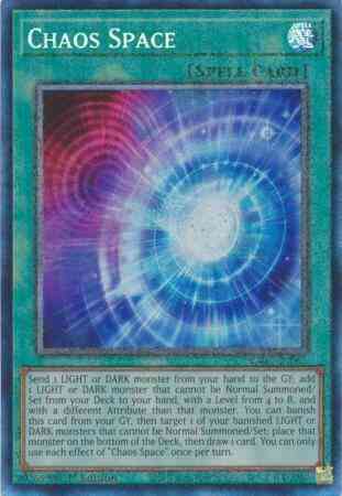 Chaos Space - RA01-EN065 - Prismatic Collector's Rare - 1st Edition