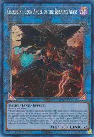 Cherubini, Ebon Angel of the Burning Abyss - RA01-EN042 - Prismatic Collector's Rare - 1st Edition