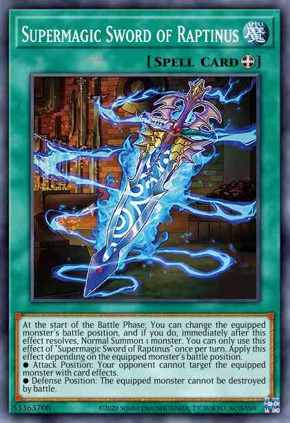 Supermagic Sword of Raptinus - TOCH-EN017 - Ultra Rare - 1st Edition