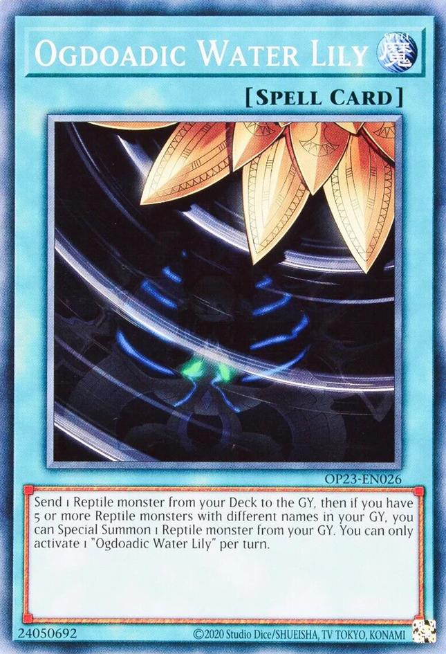 Ogdoadic Water Lily - OP23-EN026 - Common - Unlimited