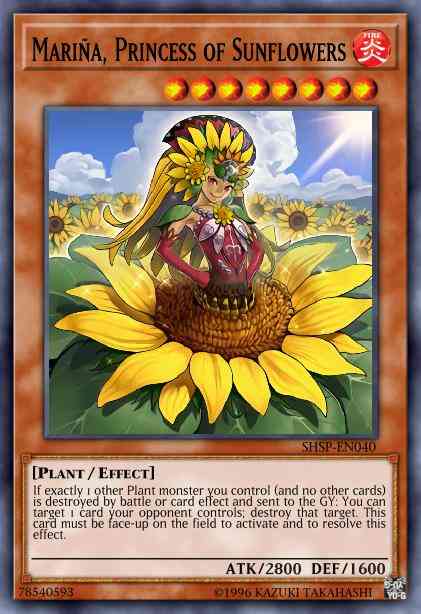 Marina, Princess of Sunflowers - SHSP-EN040 - Super Rare - Unlimited