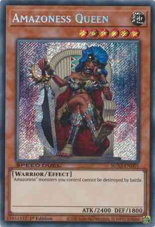 Amazoness Queen - SGX3-END01 - Secret Rare - 1st Edition