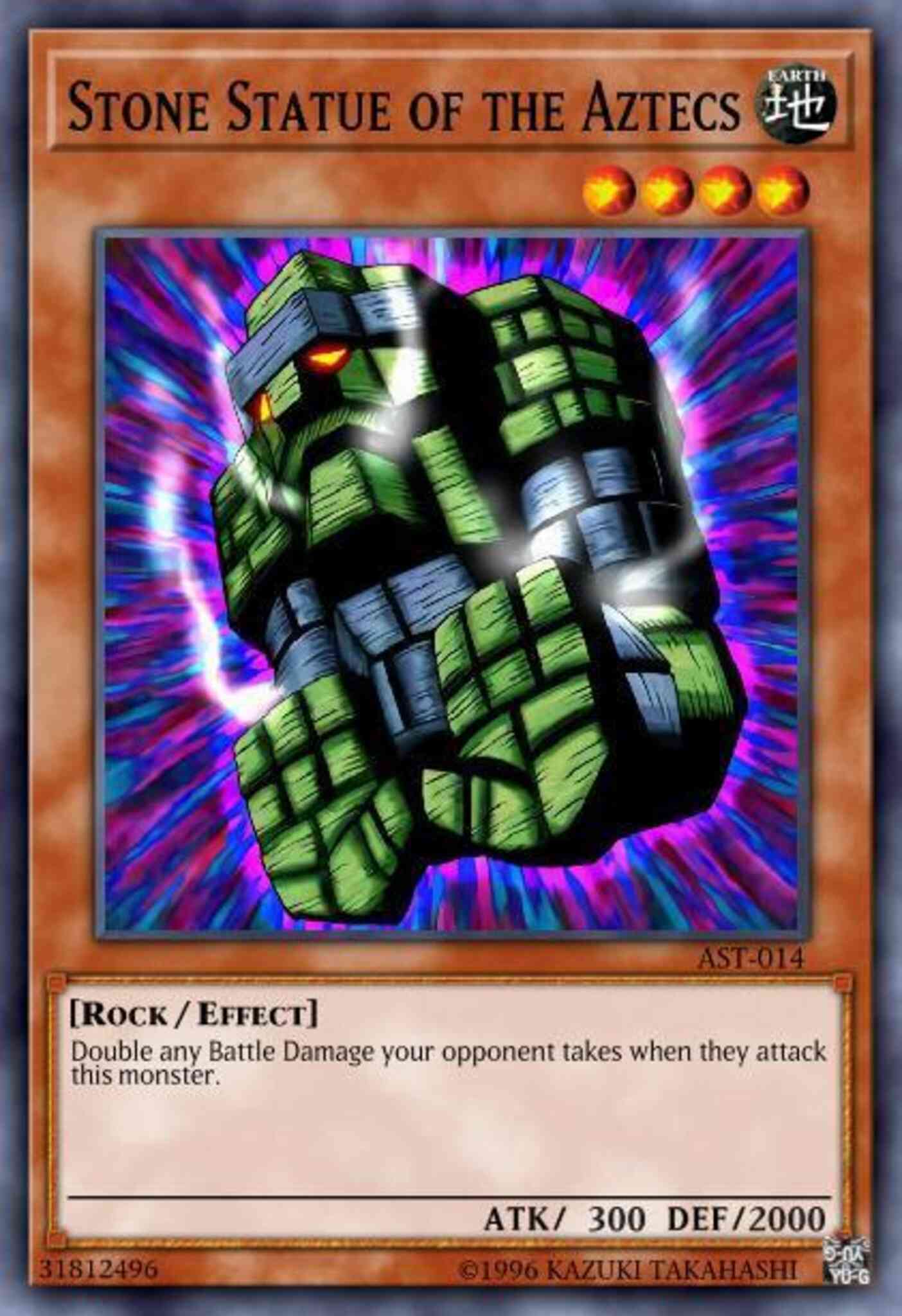 Stone Statue of the Aztecs - AST-014 - Super Rare - Unlimited