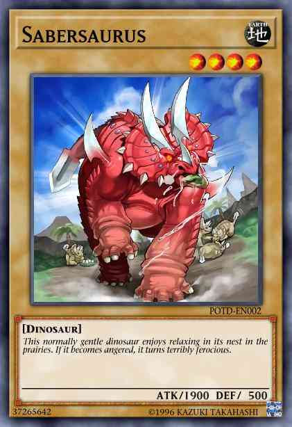 Sabersaurus - SR04-EN004 - Common - 1st Edition