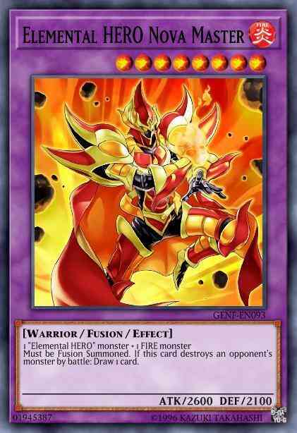Elemental HERO Nova Master - GENF-EN093 - Ultra Rare - 1st Edition