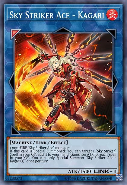 Sky Striker Ace - Kagari - MP19-EN257 - Prismatic Secret Rare - 1st Edition
