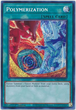 Polymerization - B - HERO Art - RA03-EN051 - Secret Rare - 1st Edition