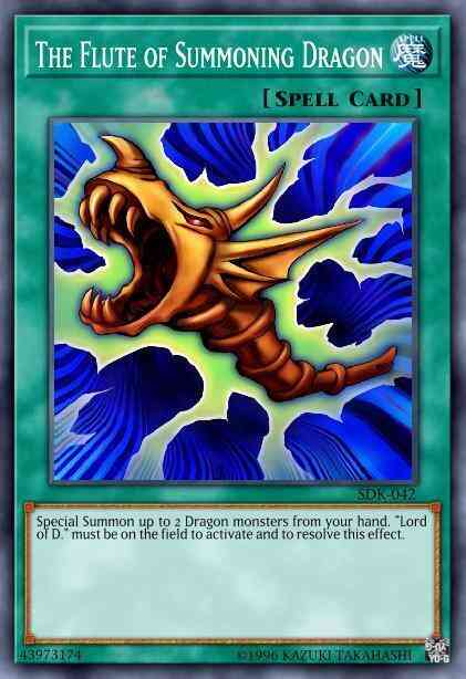 The Flute of Summoning Dragon - SDK-042 - Super Rare - Unlimited