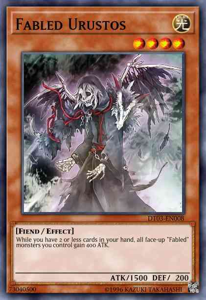 Fabled Urustos - HA03-EN001 - Super Rare - 1st Edition