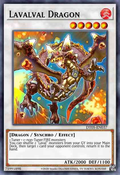 Lavalval Dragon - HA05-EN022 - Secret Rare - Unlimited