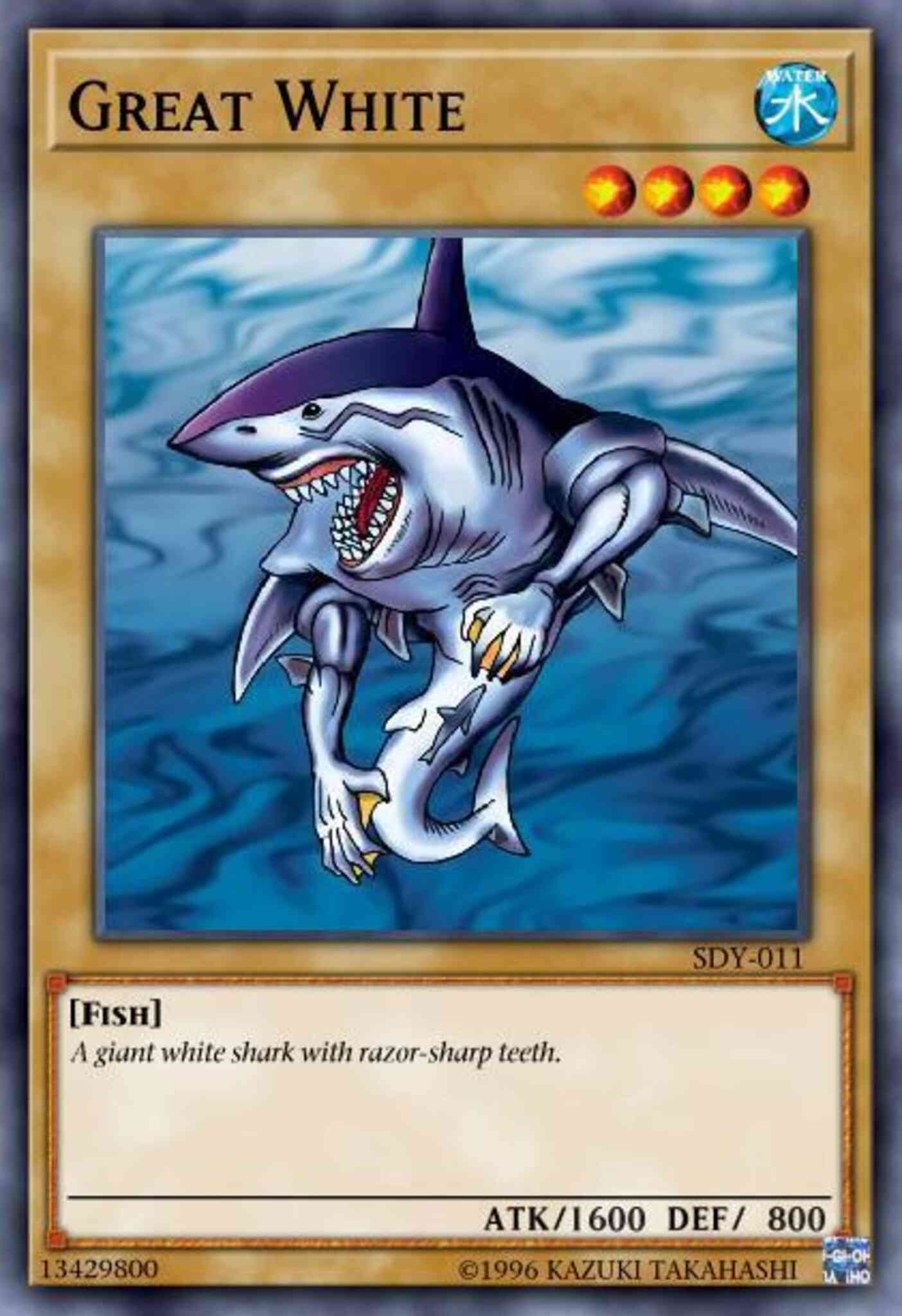 Great White - SDY-011 - Common - 1st Edition